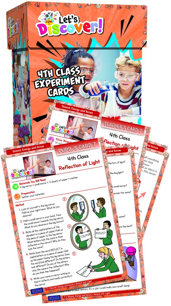 ■ Let's Discover! - 4th Class - Science Experiment Cards by CJ Fallon on Schoolbooks.ie