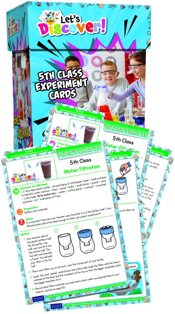 ■ Let's Discover! - 5th Class - Science Experiment Cards by CJ Fallon on Schoolbooks.ie