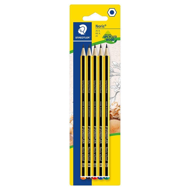 ■ Staedtler Noris® Assorted Degrees Pencils - Pack of 5 by Staedtler on Schoolbooks.ie