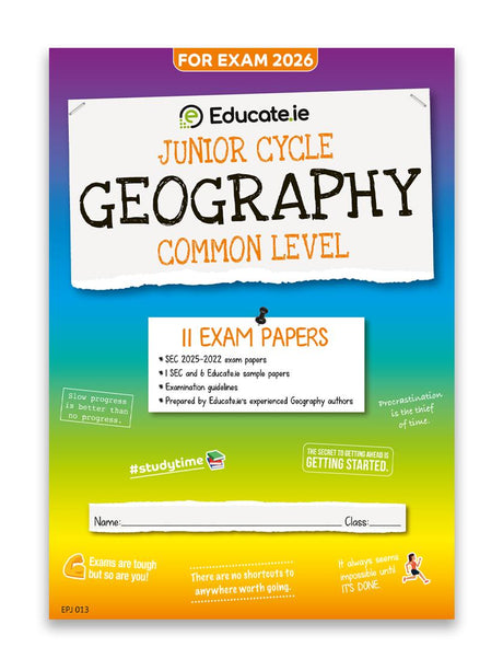 Educate.ie - Exam Papers - Junior Cycle - Geography - Common Level - Exam 2026 by Educate.ie on Schoolbooks.ie