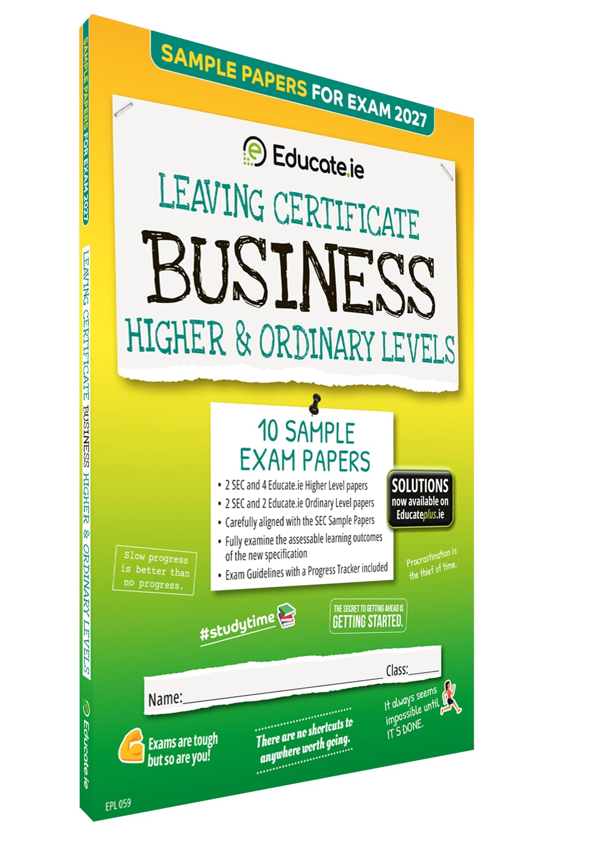 Educate.ie - Exam Papers - Leaving Cert - Business - Higher & Ordinary Level - Exam 2027 by Educate.ie on Schoolbooks.ie