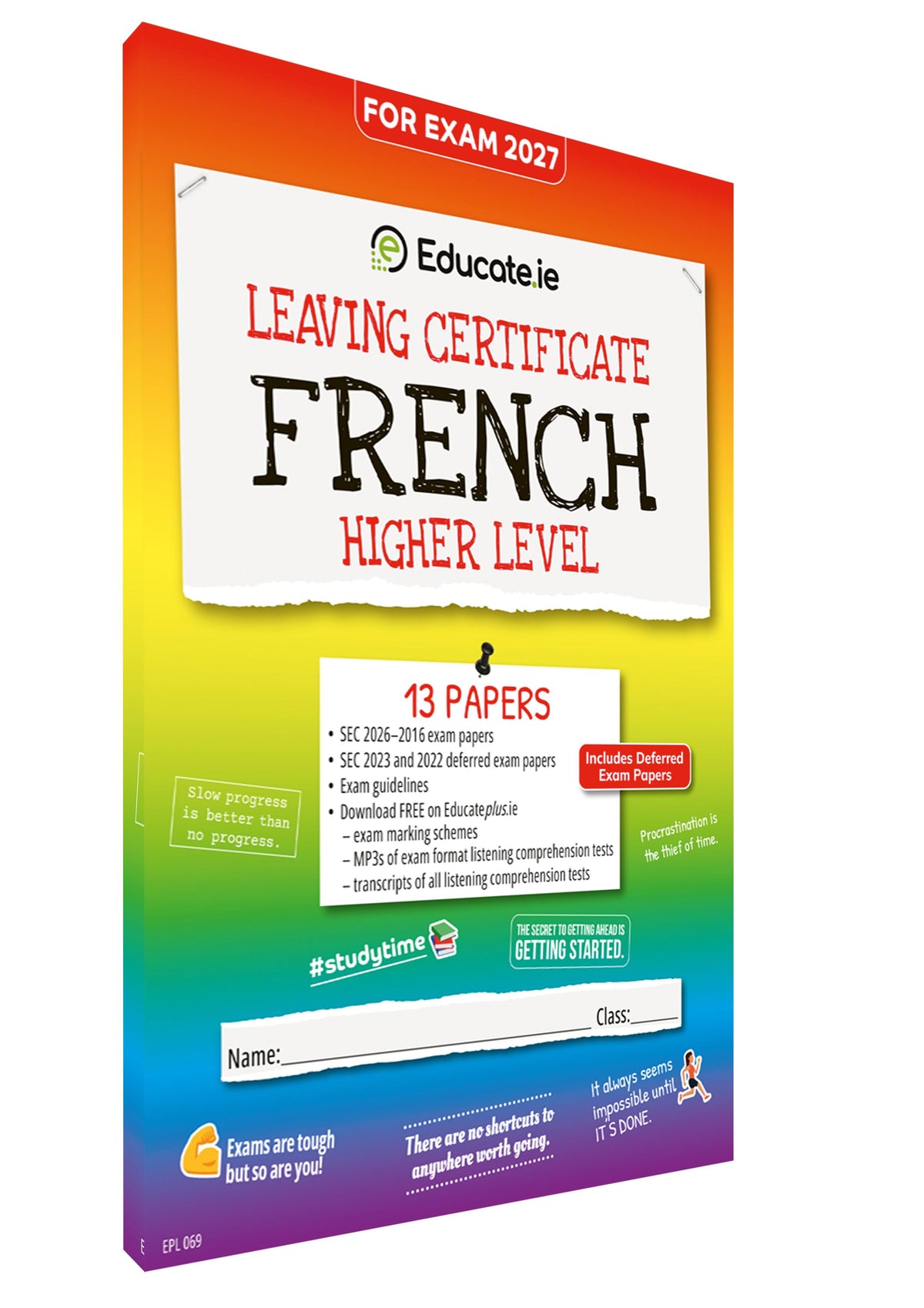 Educate.ie - Exam Papers - Leaving Cert - French - Higher Level - Exam 2027 by Educate.ie on Schoolbooks.ie