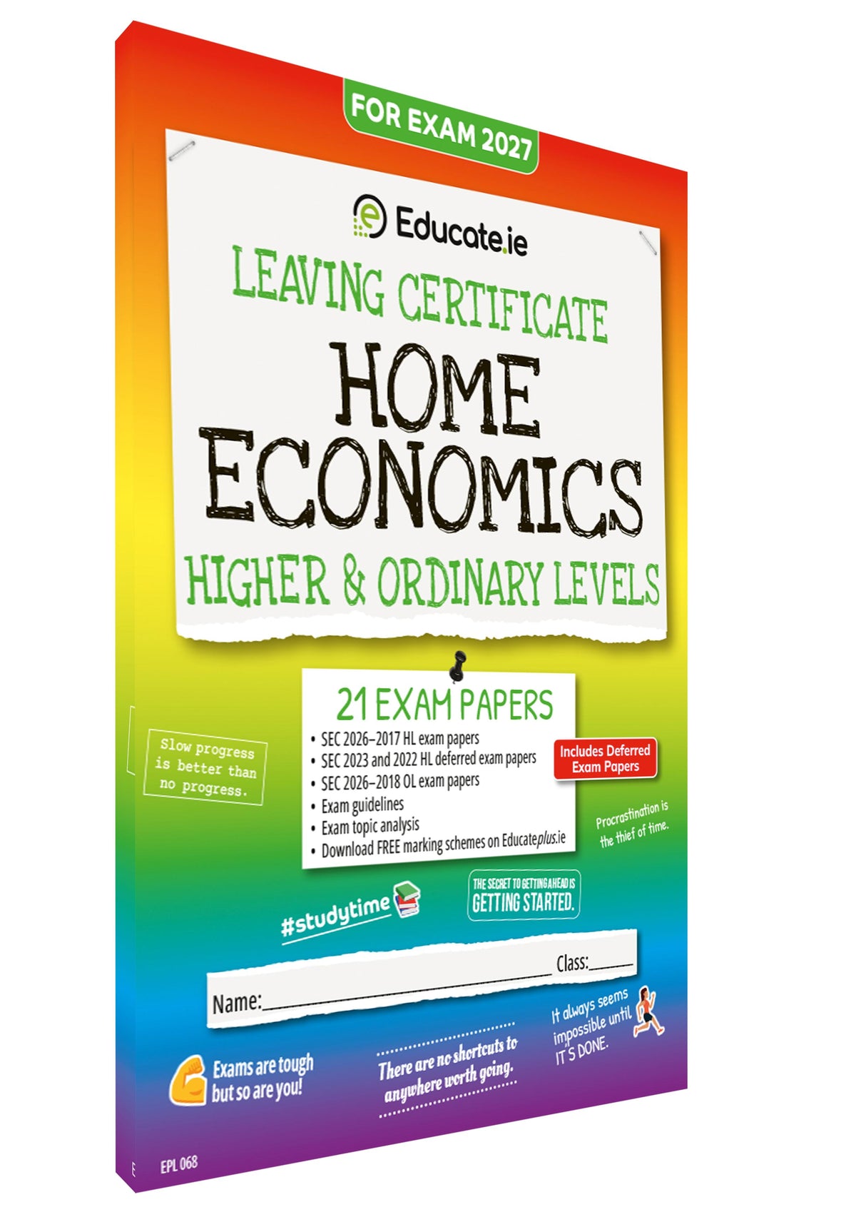 Educate.ie - Exam Papers - Leaving Cert - Economics - Higher & Ordinary Level - Exam 2027 by Educate.ie on Schoolbooks.ie