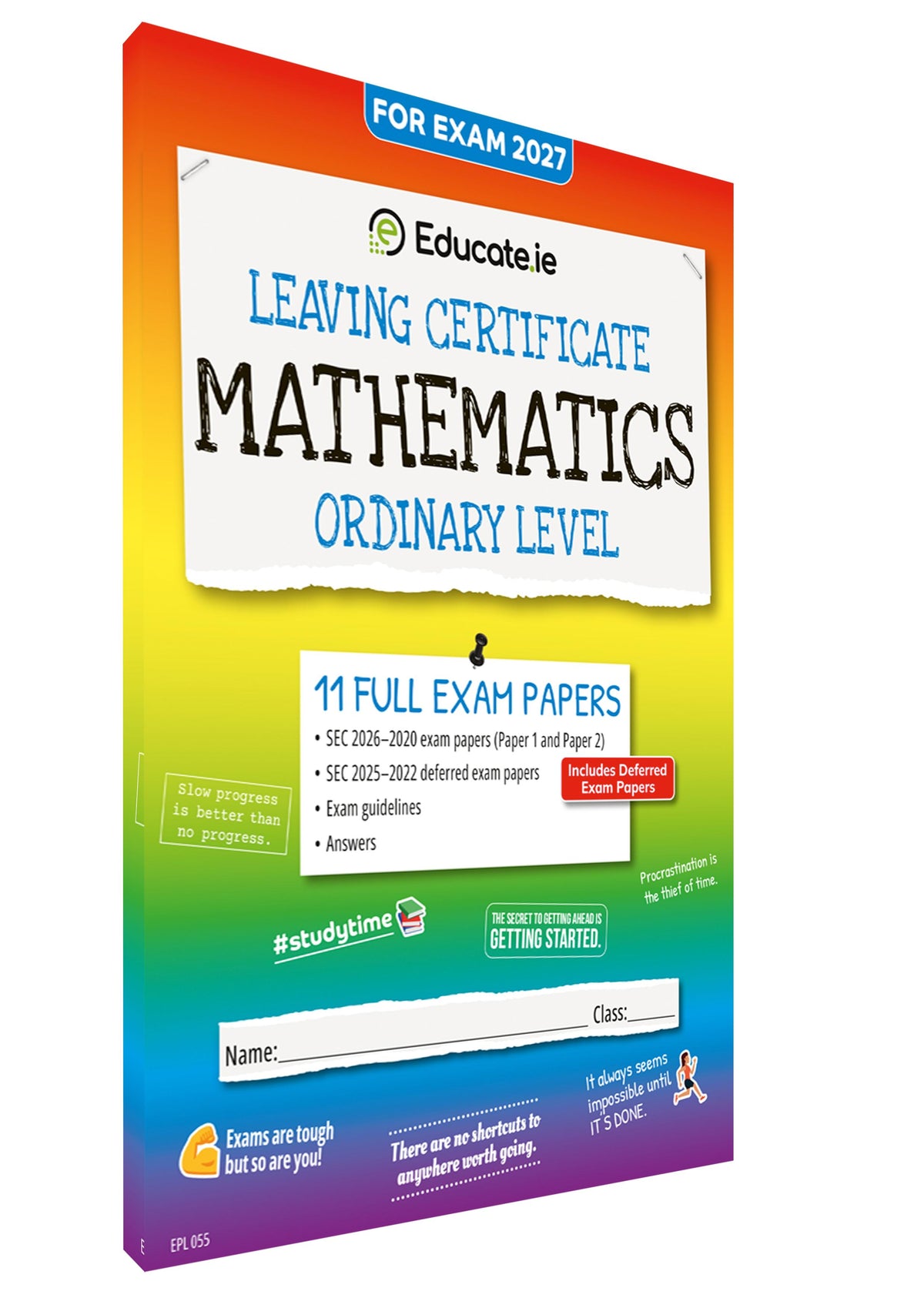 Educate.ie - Exam Papers - Leaving Cert - Maths - Ordinary Level - Exam 2027 by Educate.ie on Schoolbooks.ie