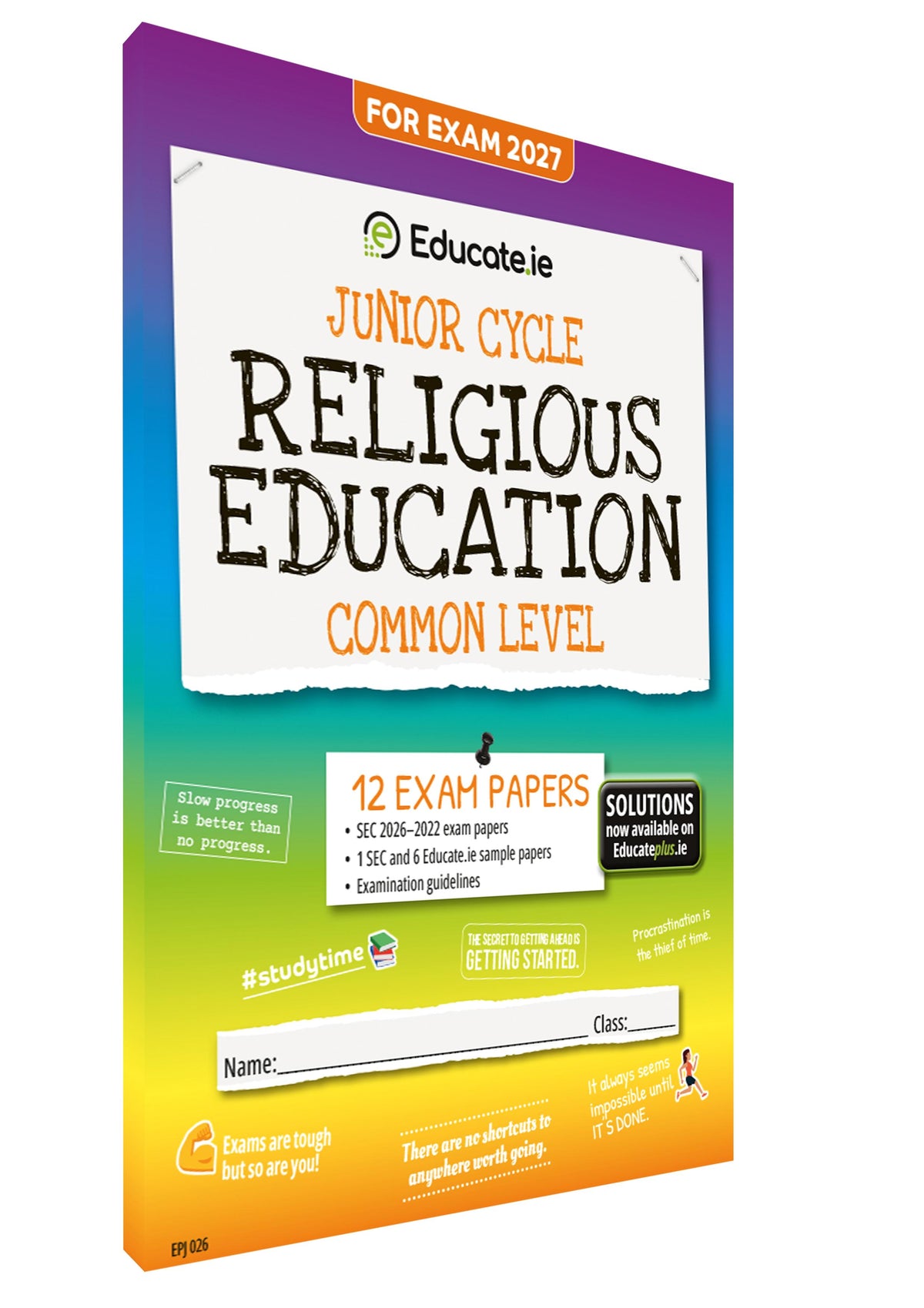 Educate.ie - Exam Papers - Junior Cycle - Religious Education - Common Level - Exam 2027 by Educate.ie on Schoolbooks.ie