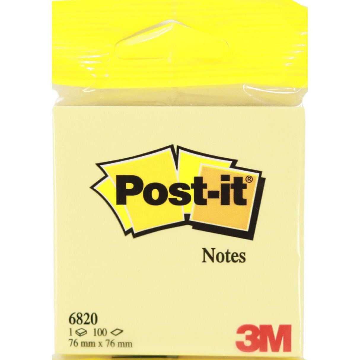 Post-it - Notes - Canary Yellow - 76mm x 76mm - 100 Sheets by Post-it on Schoolbooks.ie