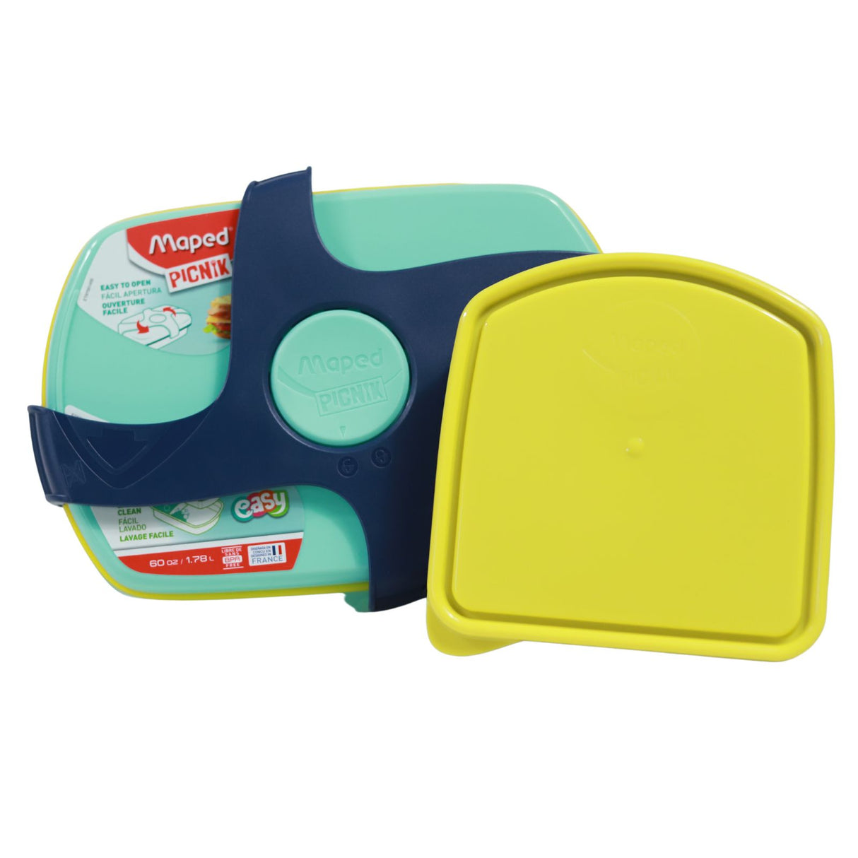 Maped - Picnik Concept - Twist 1.78 litre Lunch Box - Blue by Maped on Schoolbooks.ie