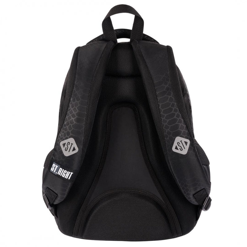 St.Right - Shiny Snake - 4 Compartment Backpack - BP6 by St.Right on Schoolbooks.ie
