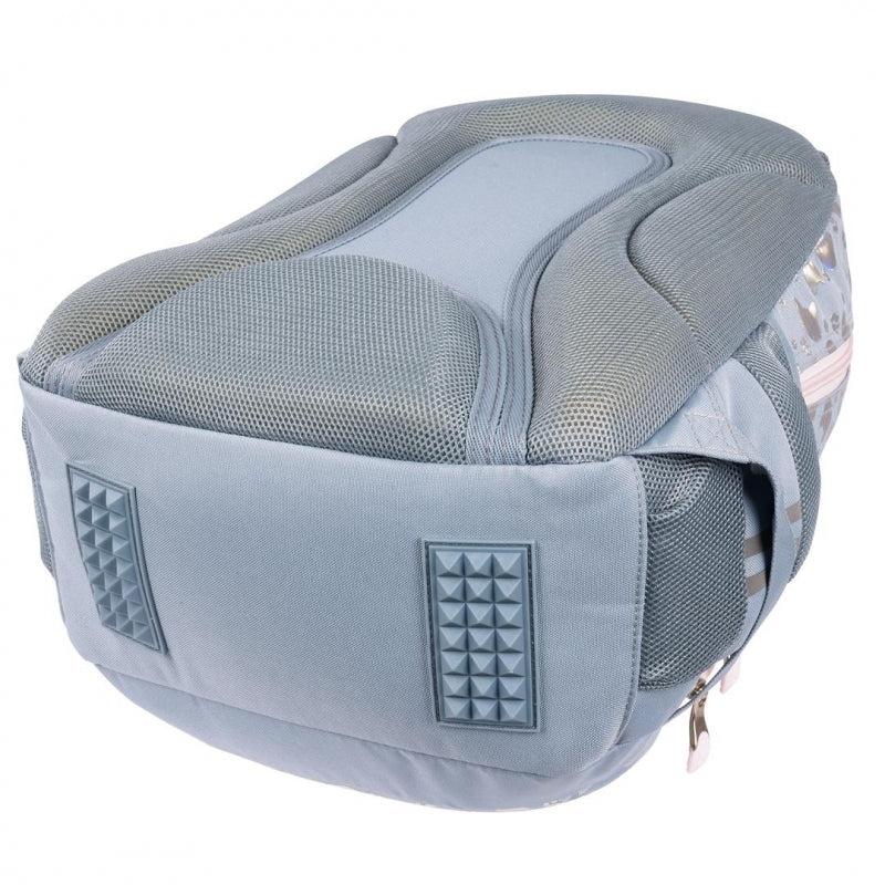 ■ St.Right - Silver Cats - 3 Compartment Backpack - BP26 by St.Right on Schoolbooks.ie