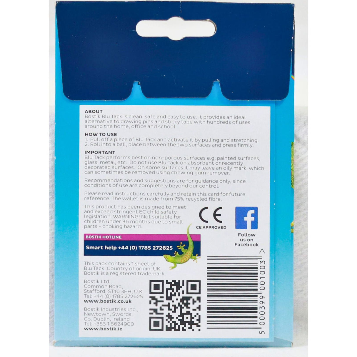 Bostik Blu Tack - Blue Original by Bostik on Schoolbooks.ie