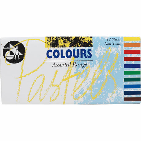 Jakar - Assorted Colours Pastel Set - Box of 12 by Jakar on Schoolbooks.ie