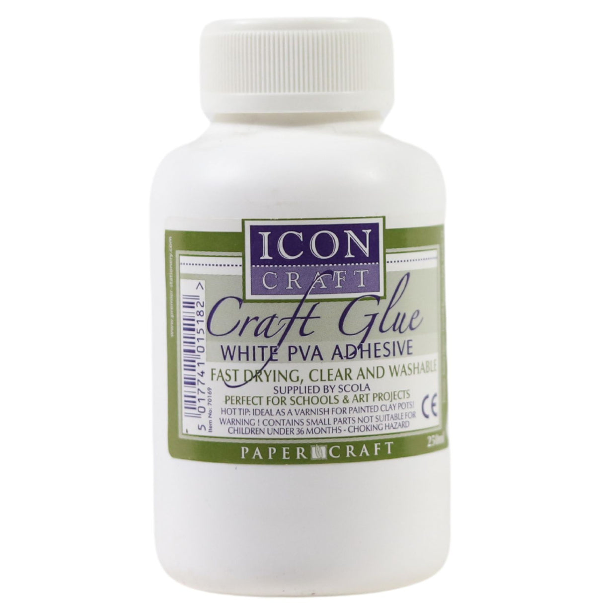 Icon Craft 250ml Pva Craft Glue with Brush by Icon Craft on Schoolbooks.ie