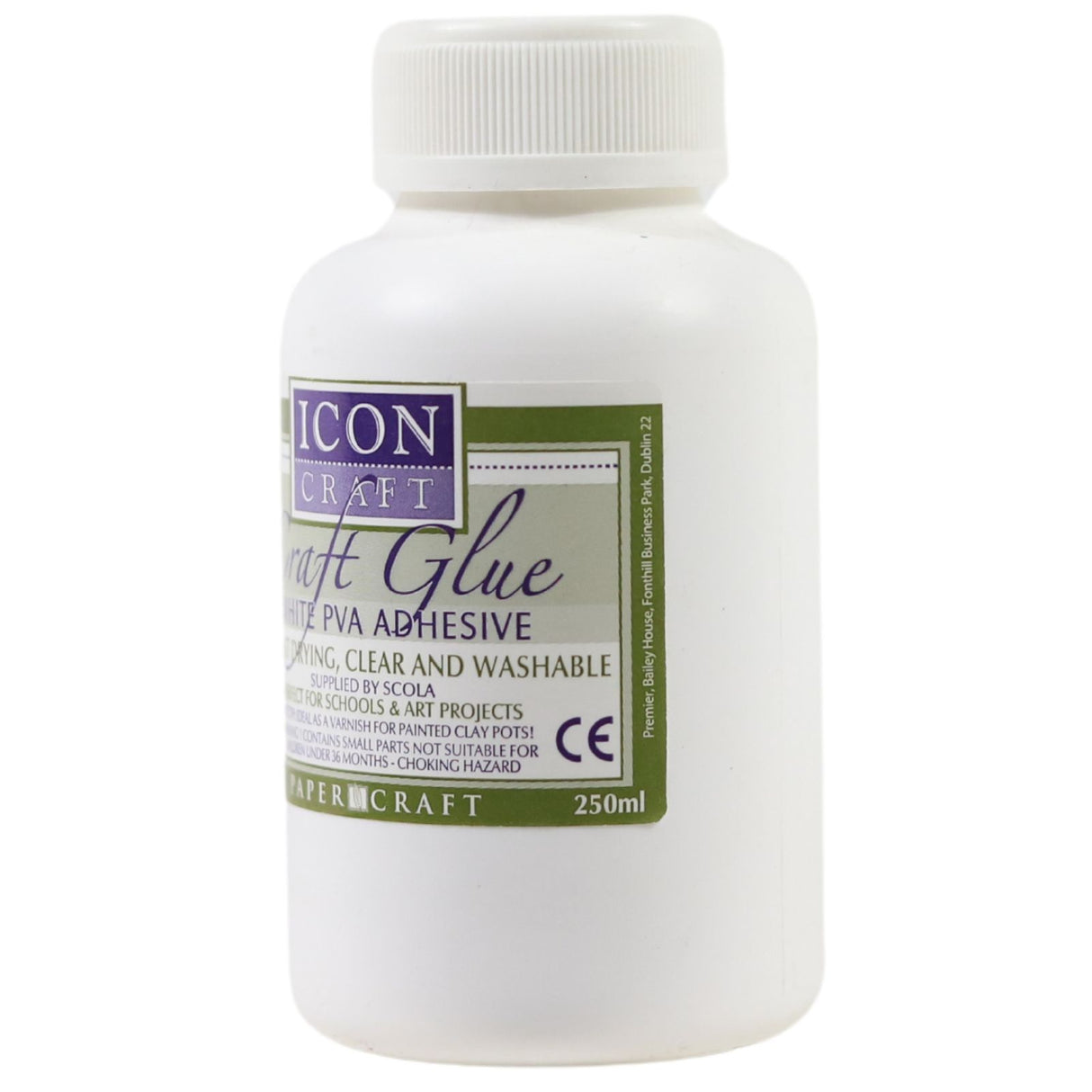 Icon Craft 250ml Pva Craft Glue with Brush by Icon Craft on Schoolbooks.ie