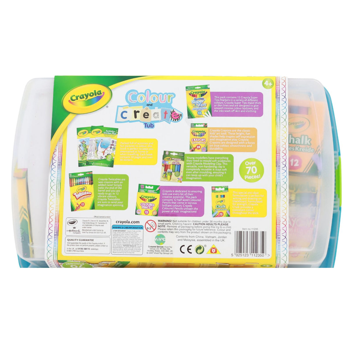 Crayola Colour & Create Mega Tub by Crayola on Schoolbooks.ie