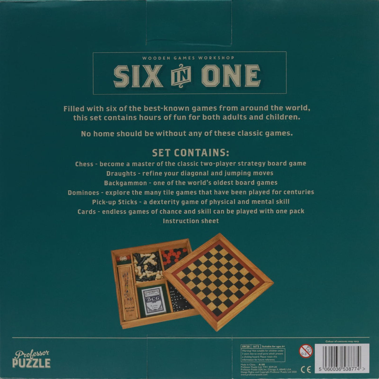Six in One Compendium by Professor Puzzle on Schoolbooks.ie