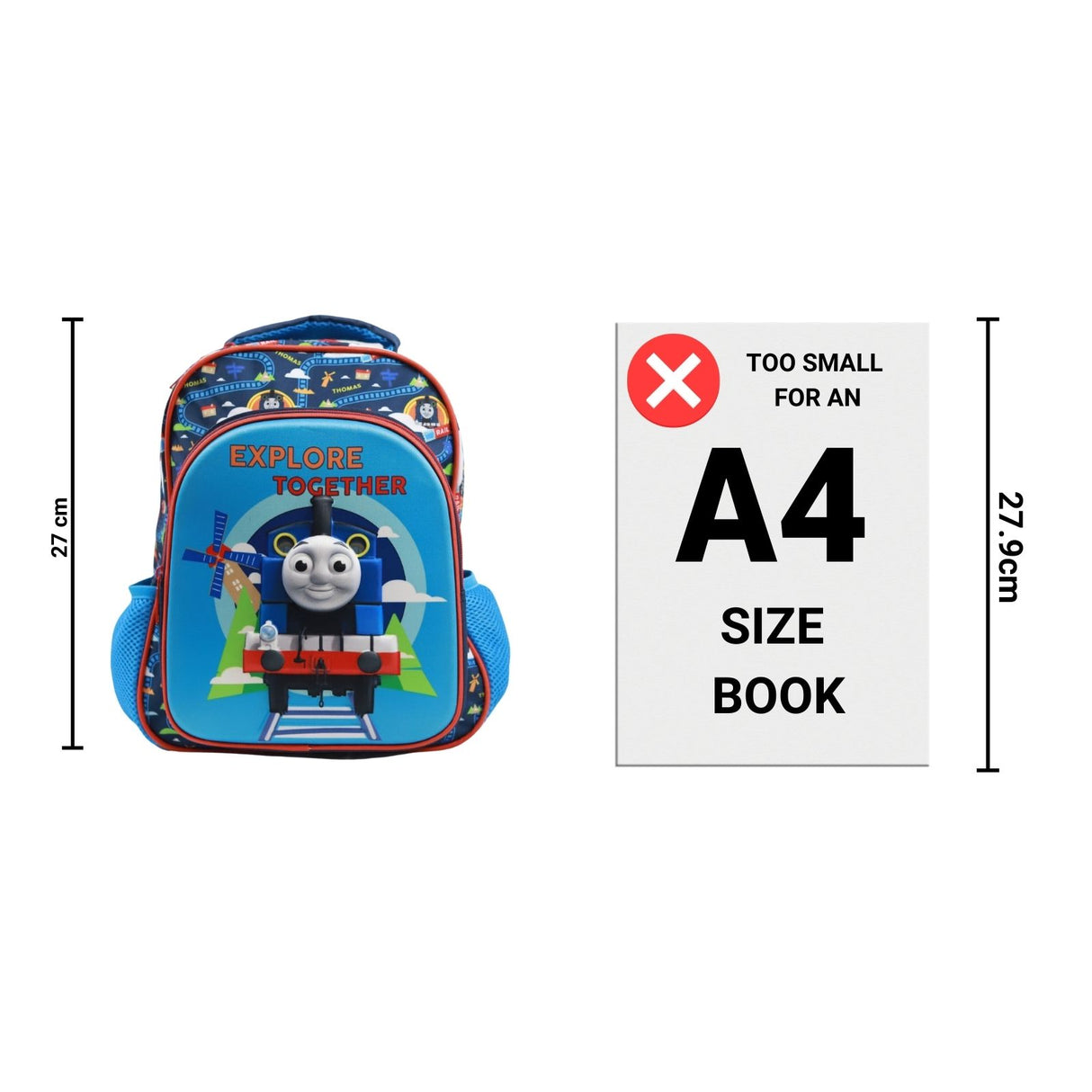 Thomas The Tank Engine - Explore Together Backpack by Thomas The Tank Engine on Schoolbooks.ie
