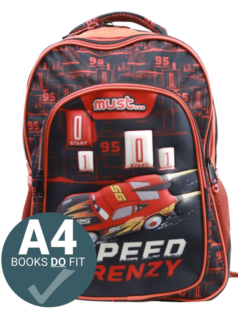 Cars - Speed Frenzy Backpack by Cars on Schoolbooks.ie