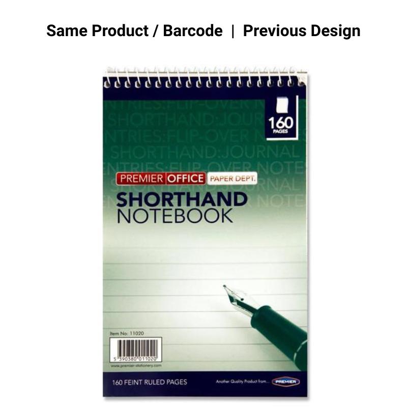 Concept - Shorthand Notebook - Spiral Pad - 160 Page by Concept on Schoolbooks.ie