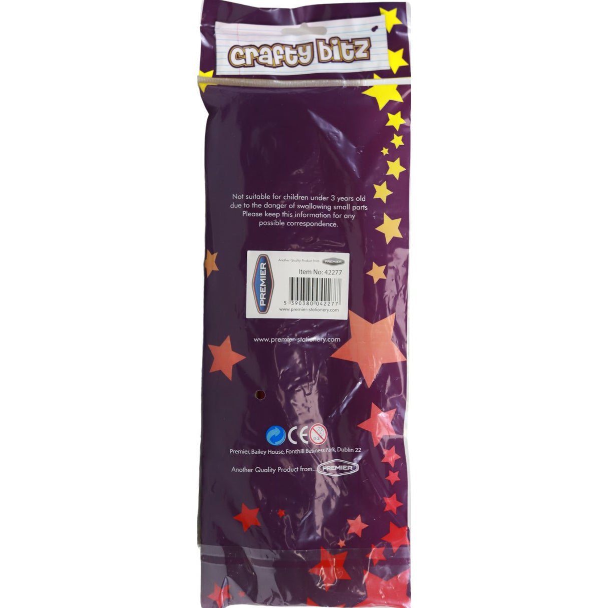 Crafty Bitz - Pipe Cleaners - 12" - Neon Chenille - Packet of 42 by Crafty Bitz on Schoolbooks.ie