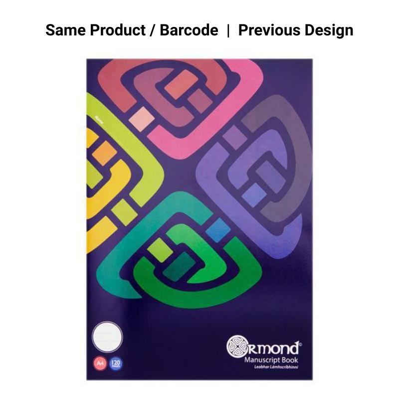 Ormond - A4 120pg Soft Cover Manuscript Book by Ormond on Schoolbooks.ie