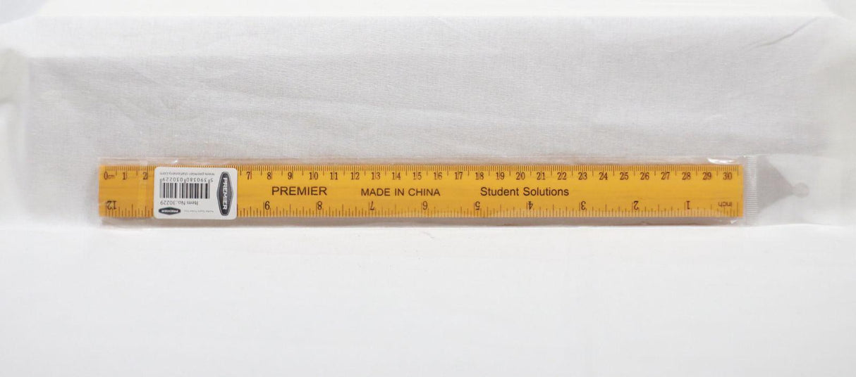 Student Solutions - 12" Wooden Ruler by Student Solutions on Schoolbooks.ie