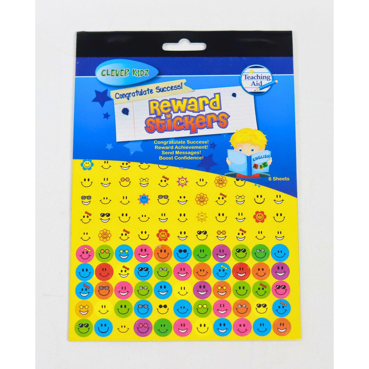 Clever Kidz 6 Sheet Reward Stickers by Clever Kidz on Schoolbooks.ie