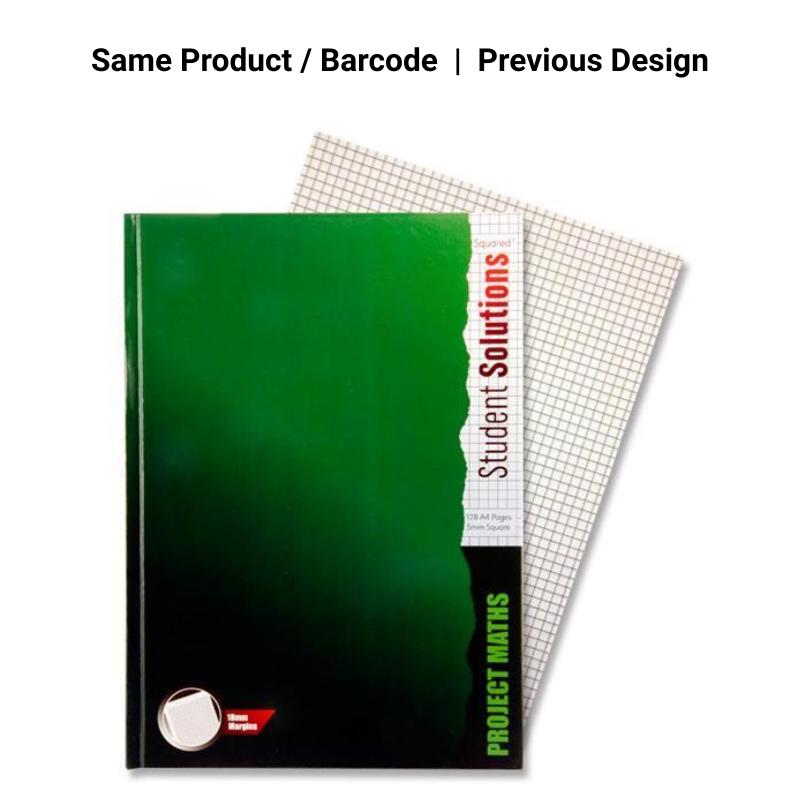 Ormond - Project Maths Book - Hardback - 5mm Square - A4 - 128 Page by Ormond on Schoolbooks.ie