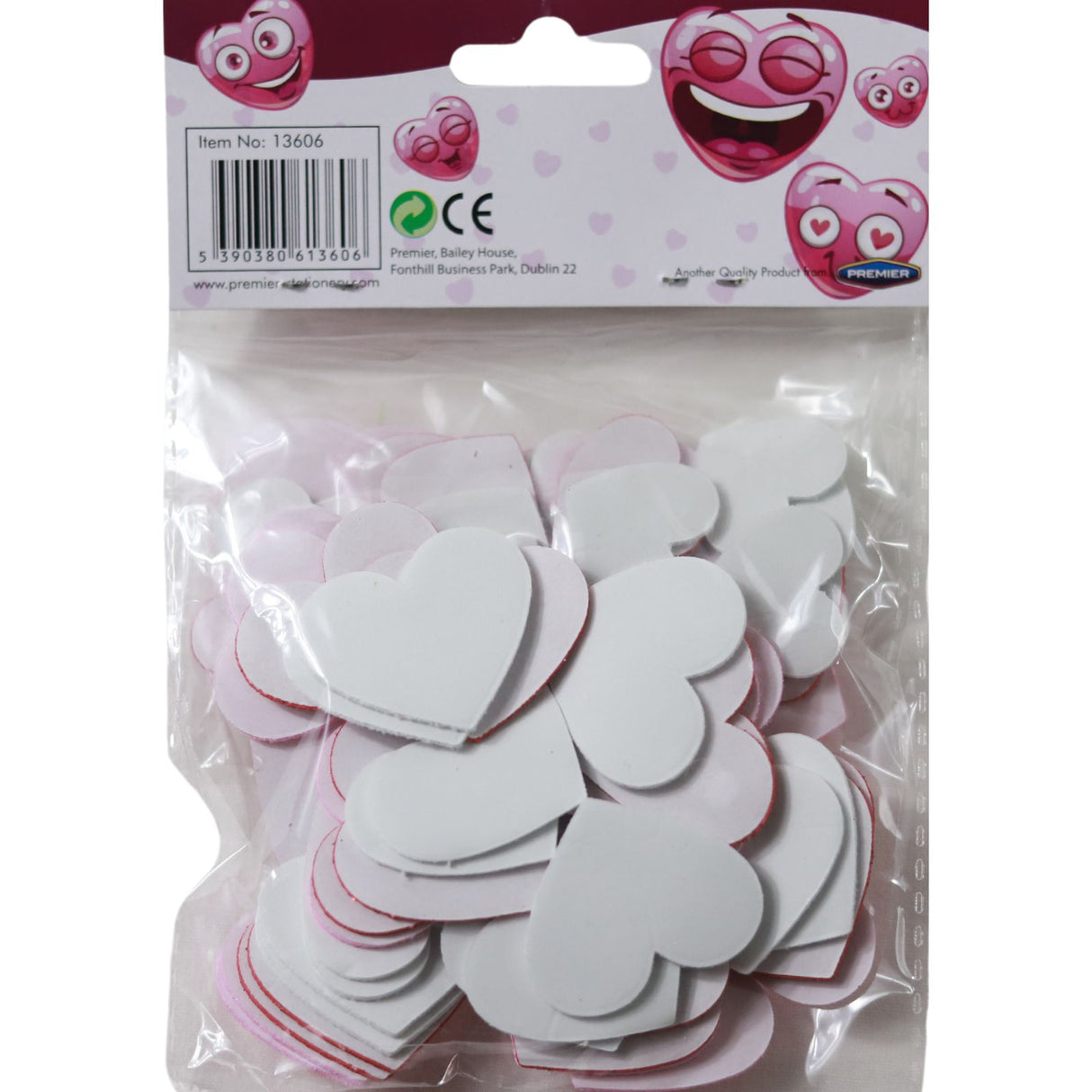 Emotionery - Lots of Love Hearts - Glitter Foam Stickers - Packet of 84 by Emotionery on Schoolbooks.ie
