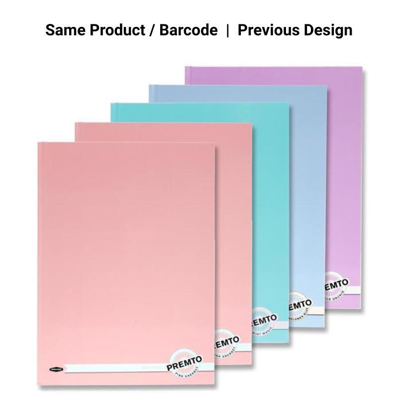 Premto - Hardback Notebooks - Pastel - A4 - 160 Page - Pack of 5 by Premto on Schoolbooks.ie