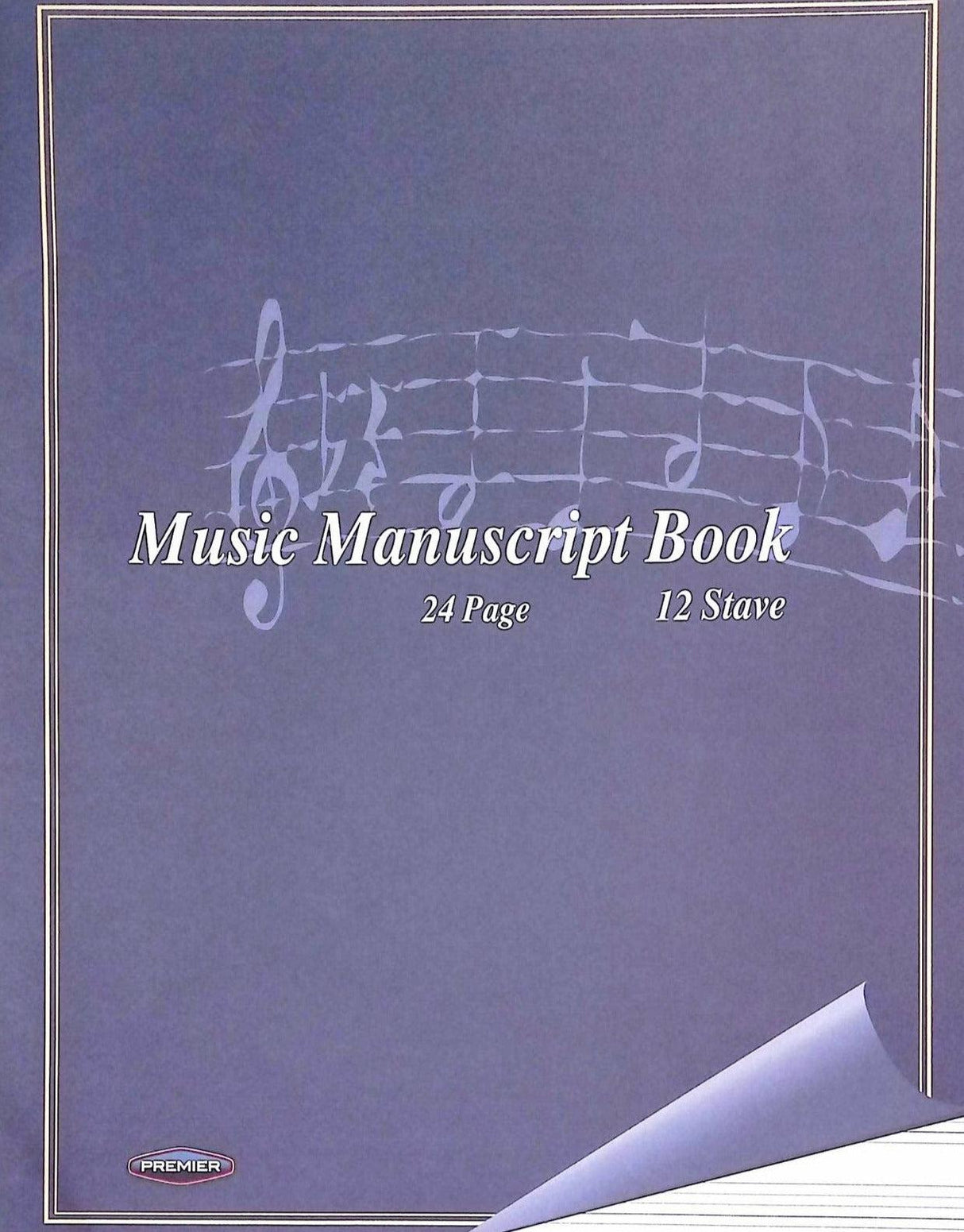 Ormond - 24 Page 12 Stave Music Manuscript Book by Ormond on Schoolbooks.ie