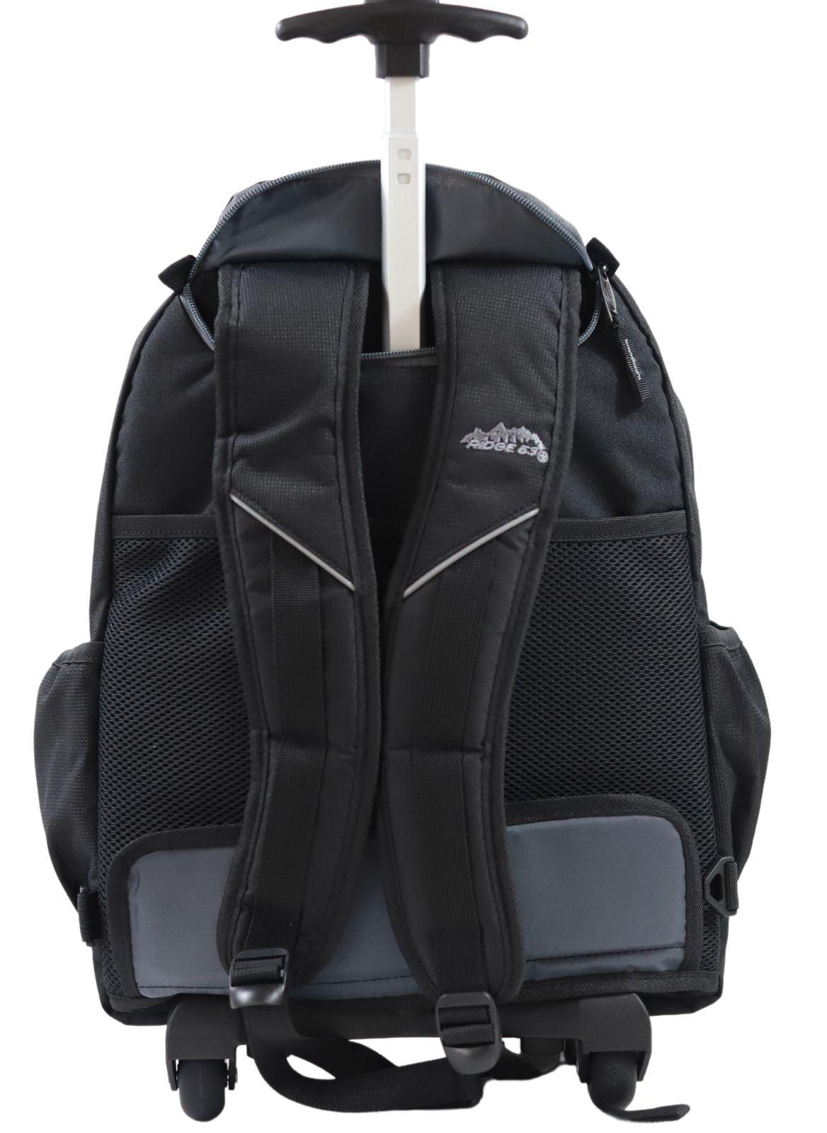 Ridge 53 - Temple Wheeled Backpack - Black by Ridge 53 on Schoolbooks.ie