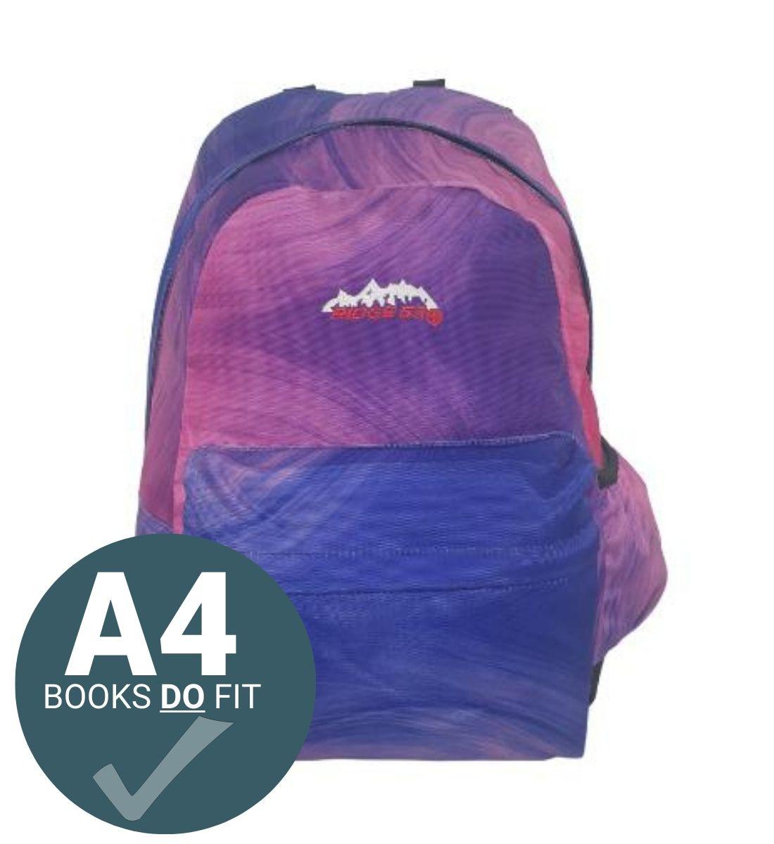■ Ridge 53 - Morgan Backpack - Polly - Pink Tie Dye by Ridge 53 on Schoolbooks.ie