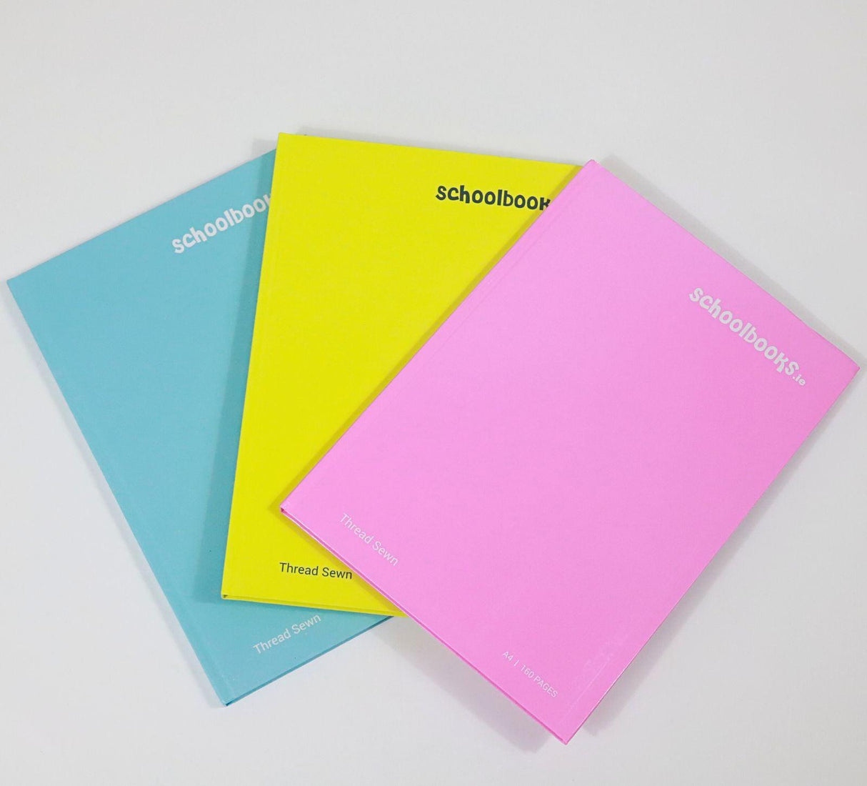 Schoolbooks.ie - A4 Hardback Notebook - 160 Page - 3 Pack - Pastels by Schoolbooks.ie on Schoolbooks.ie