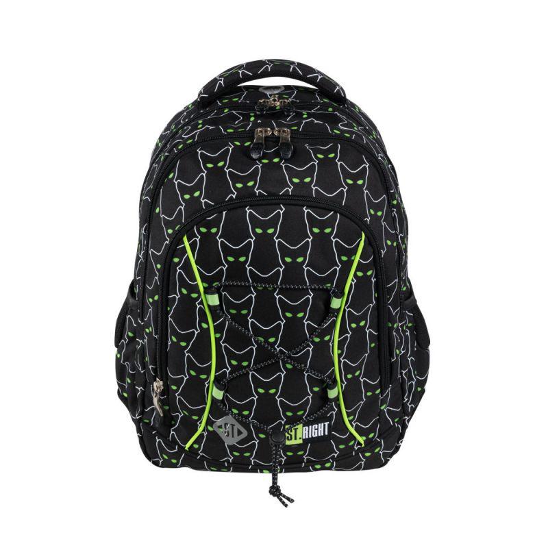 St.Right - Cats - 3 Compartment Backpack by St.Right on Schoolbooks.ie