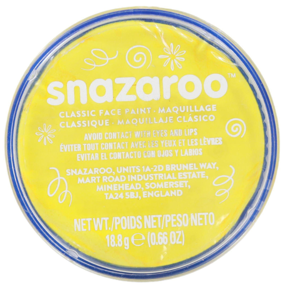 Snazaroo - Classic Face Paint - 18ml - Bright Yellow by Snazaroo on Schoolbooks.ie