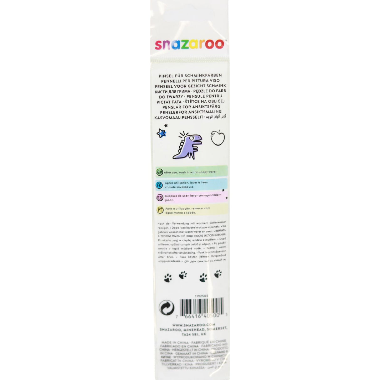 Snazaroo - Hang Pack of 3 Brushes by Snazaroo on Schoolbooks.ie