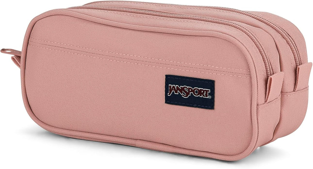 JanSport - Large Accessory Pouch / Pencil Case - Misty Rose by JanSport on Schoolbooks.ie