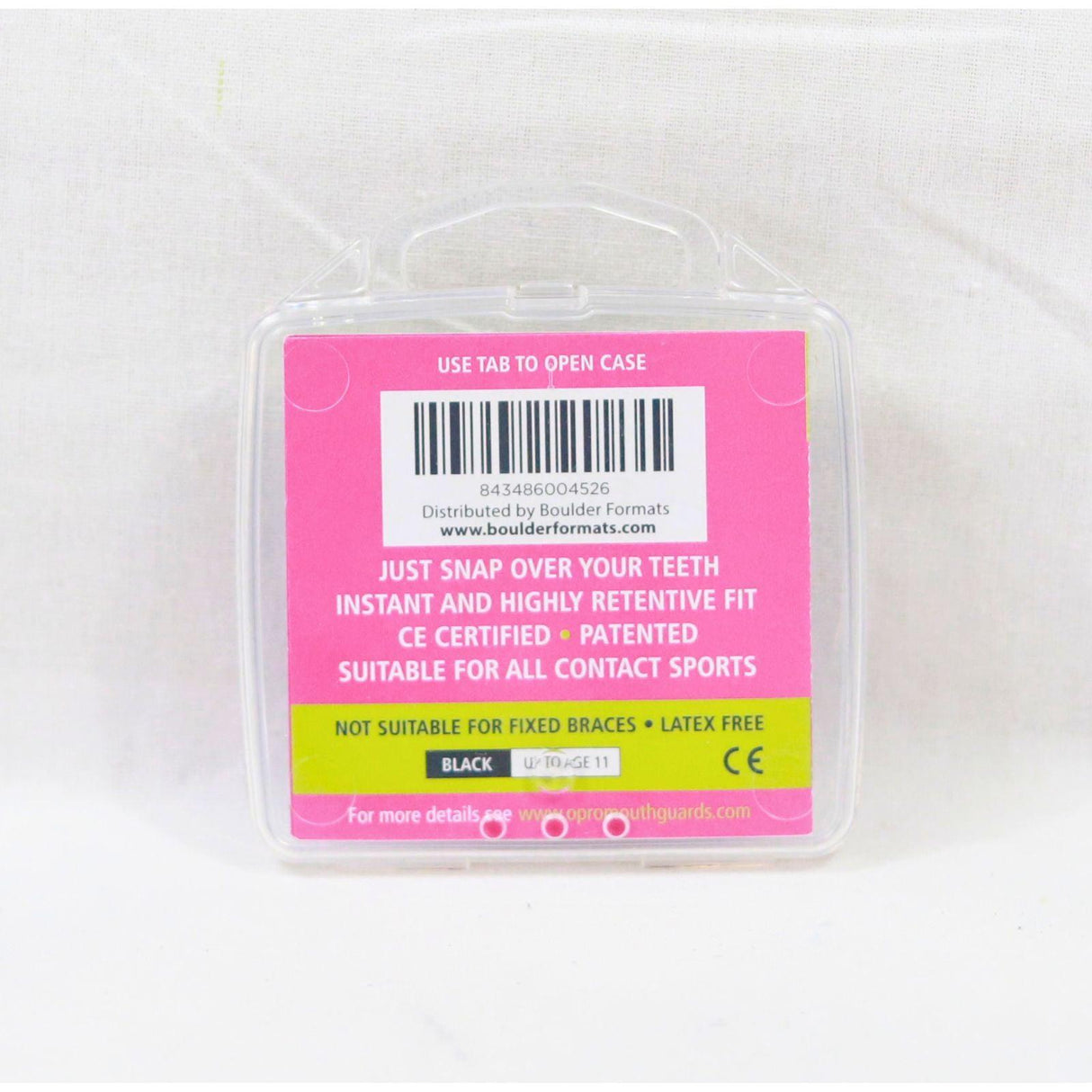 GAA OPRO - Snap-Fit Mouthguard - Jet Black by OPRO on Schoolbooks.ie