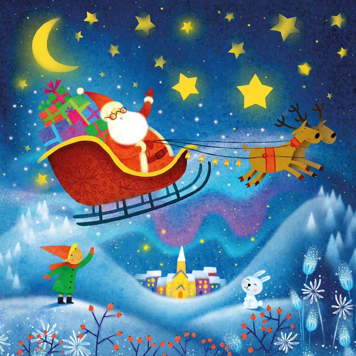 Santa - Usborne Book and 3 Jigsaws by Usborne Publishing Ltd on Schoolbooks.ie