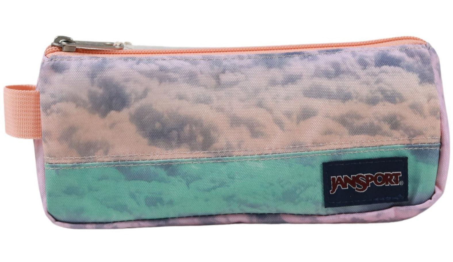 JanSport Basic Accessory Pouch / Pencil Case Cotton Candy Clouds