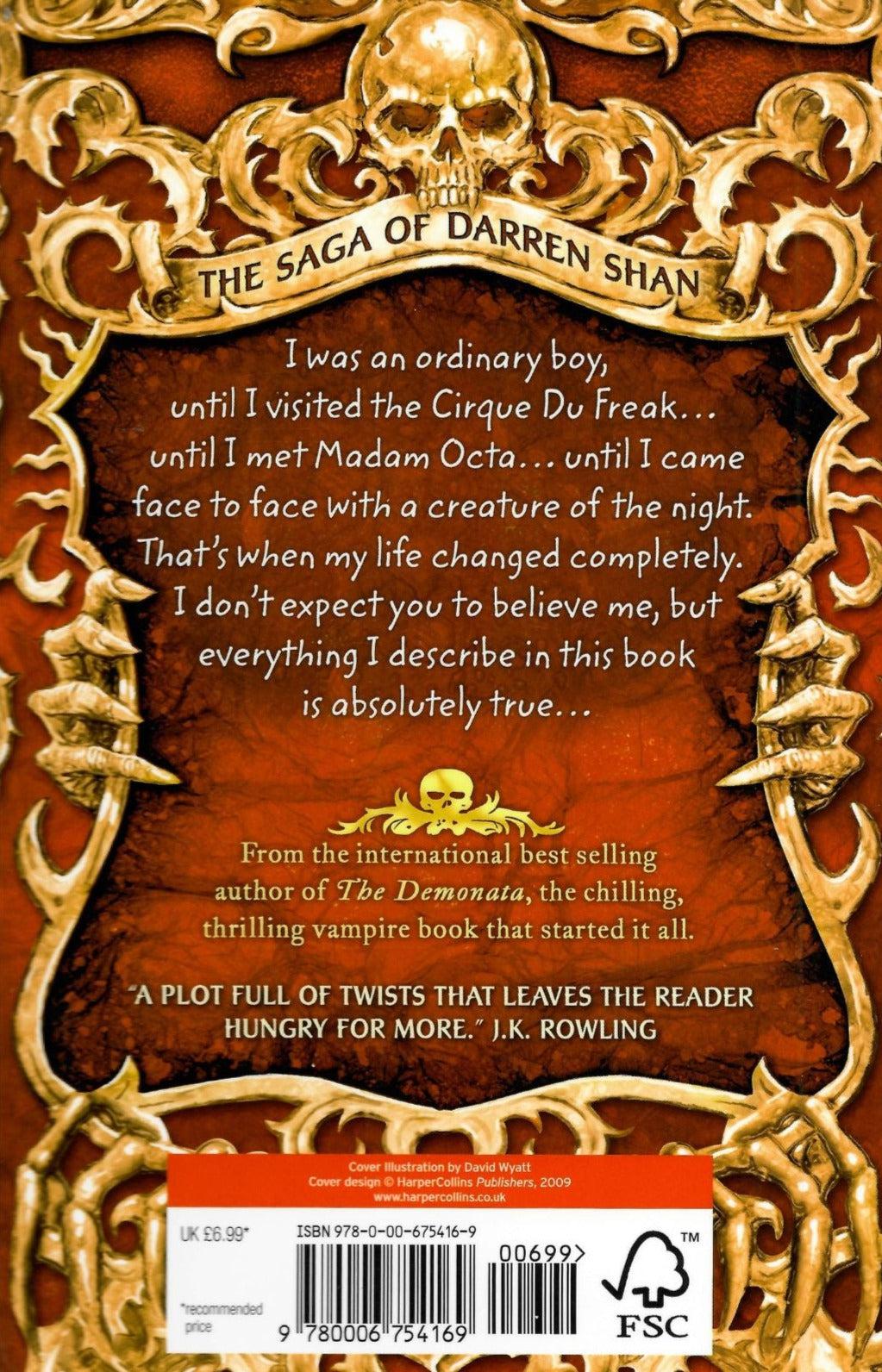Cirque Du Freak - The Saga of Darren Shan - Book 1 by HarperCollins Publishers on Schoolbooks.ie