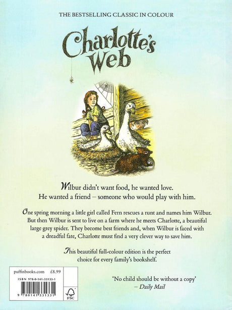 Charlottes Web Colour Edition by Penguin Books on Schoolbooks.ie