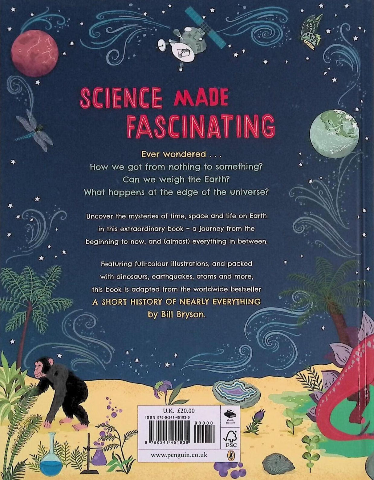 A Really Short History of Nearly Everything by Bill Bryson by Penguin Books on Schoolbooks.ie