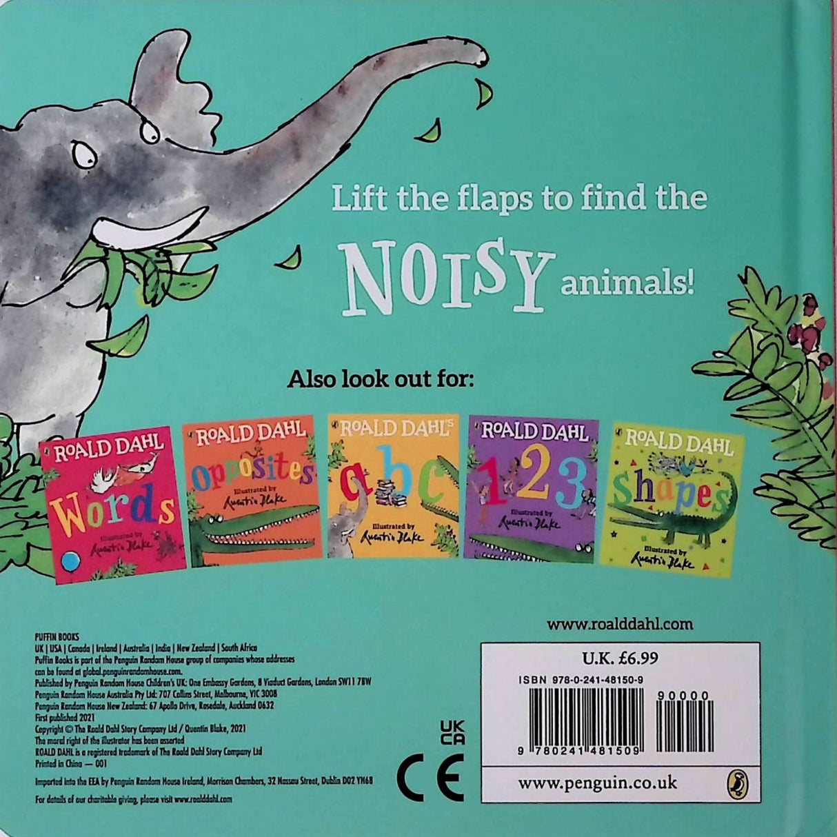 Roald Dahl - Animal Sounds - A lift-the-flap book by Random House Children's Publishers UK on Schoolbooks.ie