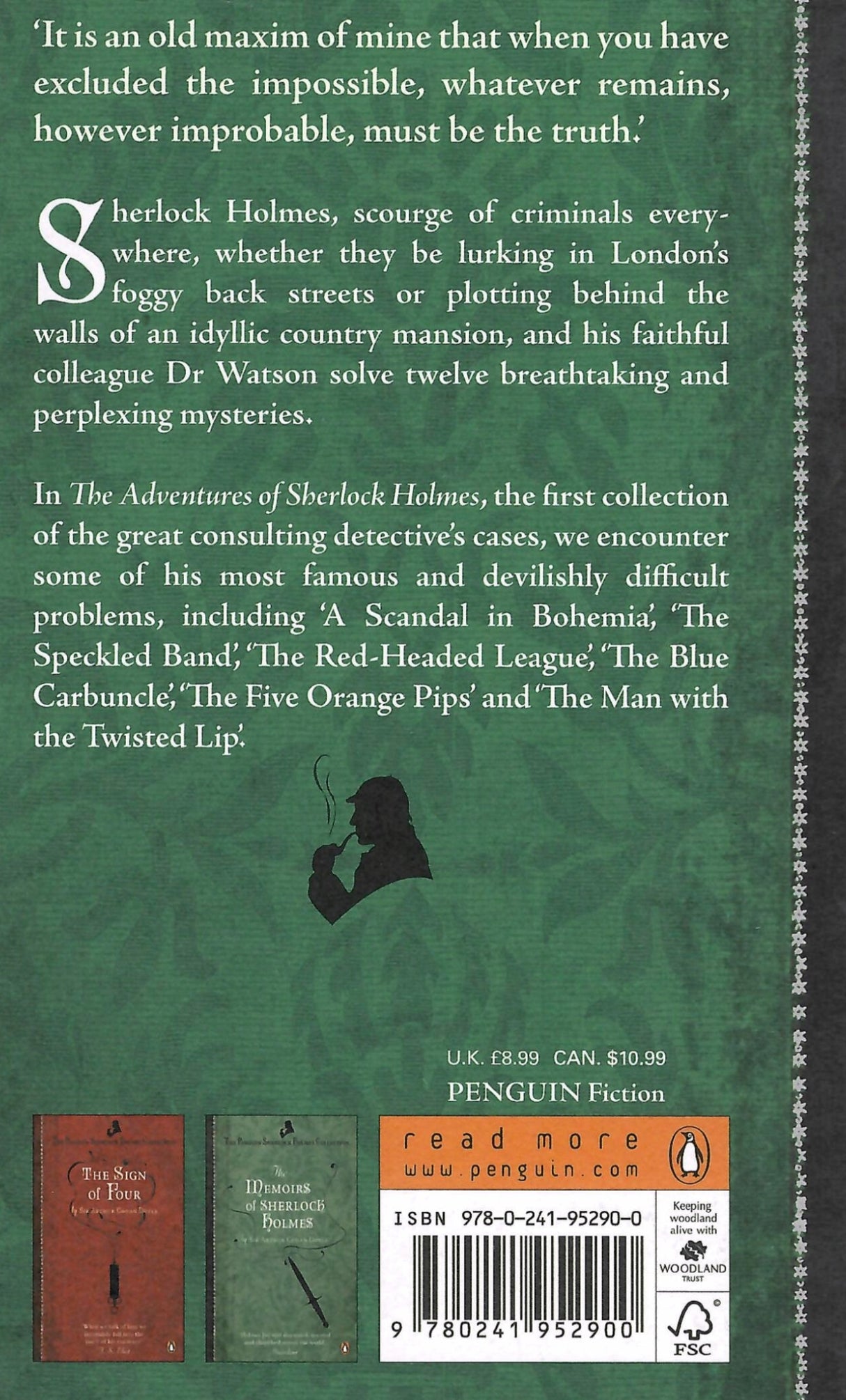 The Adventures of Sherlock Holmes by Penguin Books on Schoolbooks.ie