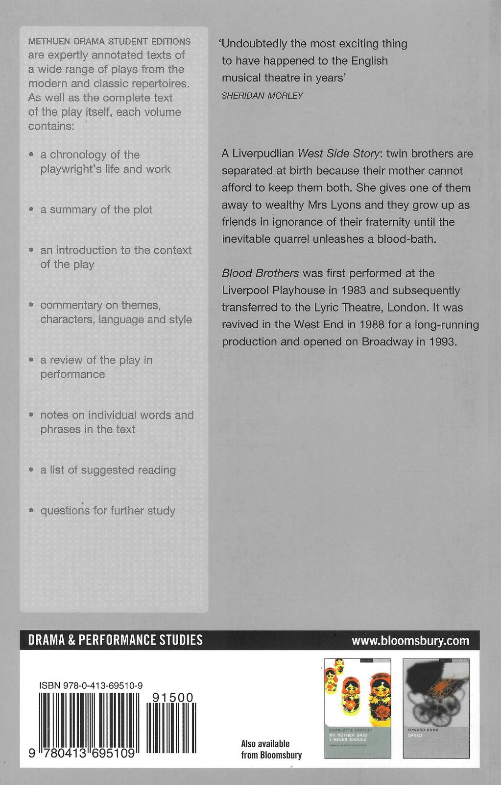 ■ Blood Brothers by Methuen Publishing Ltd on Schoolbooks.ie