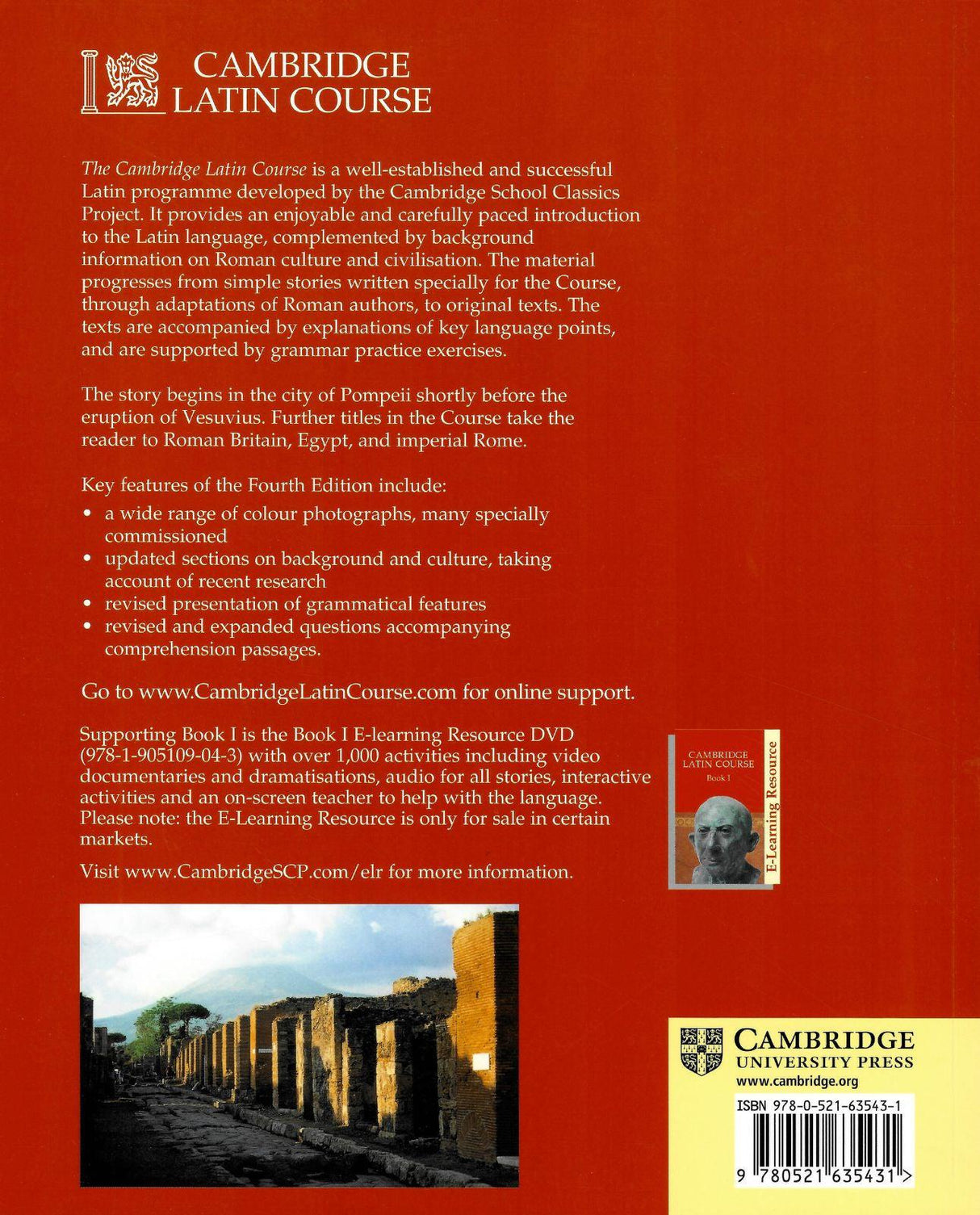 Cambridge Latin Course Book 1 - 4th / New Edition by Cambridge University Press on Schoolbooks.ie
