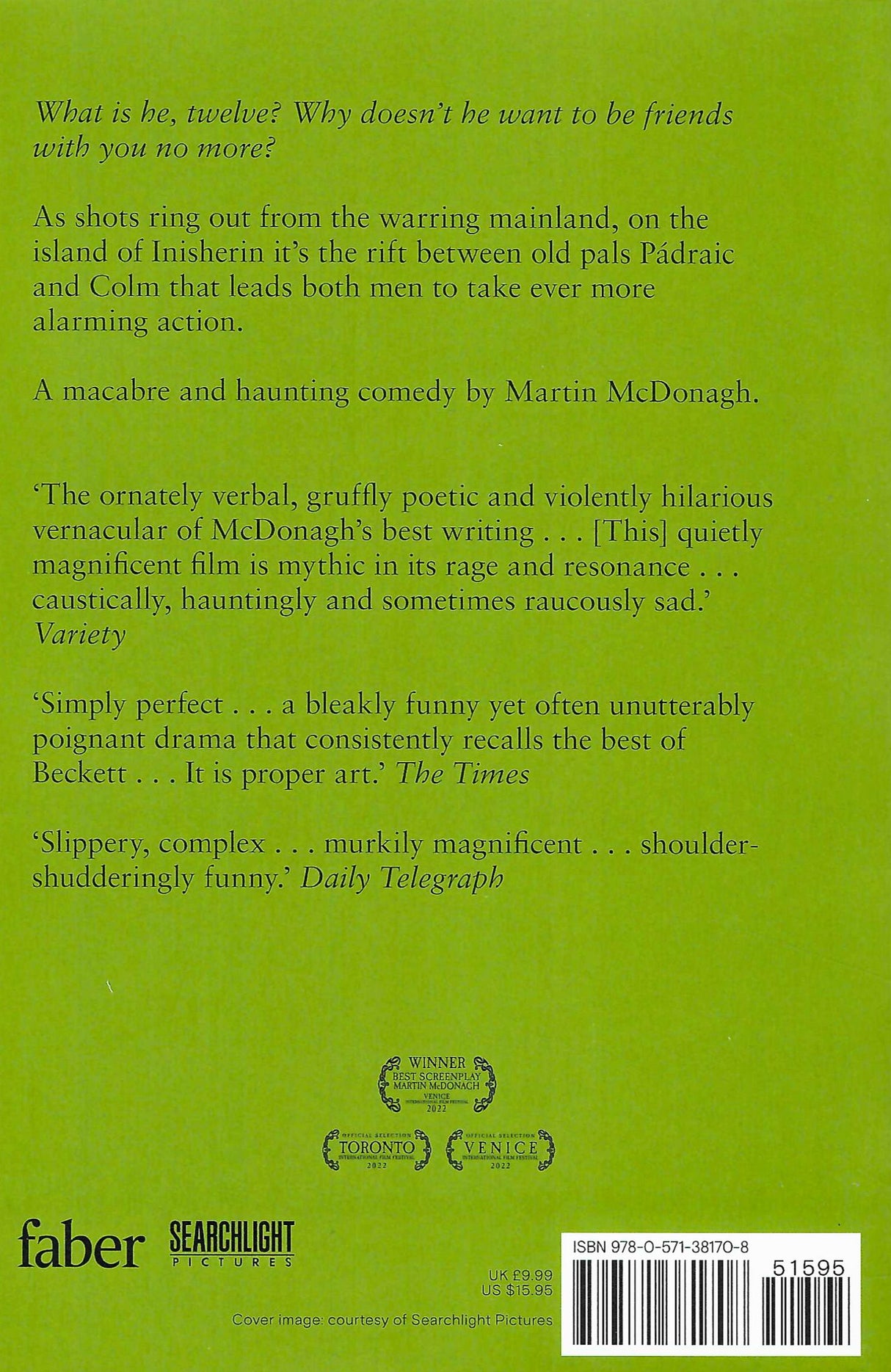 The Banshees of Inisherin by Faber & Faber on Schoolbooks.ie