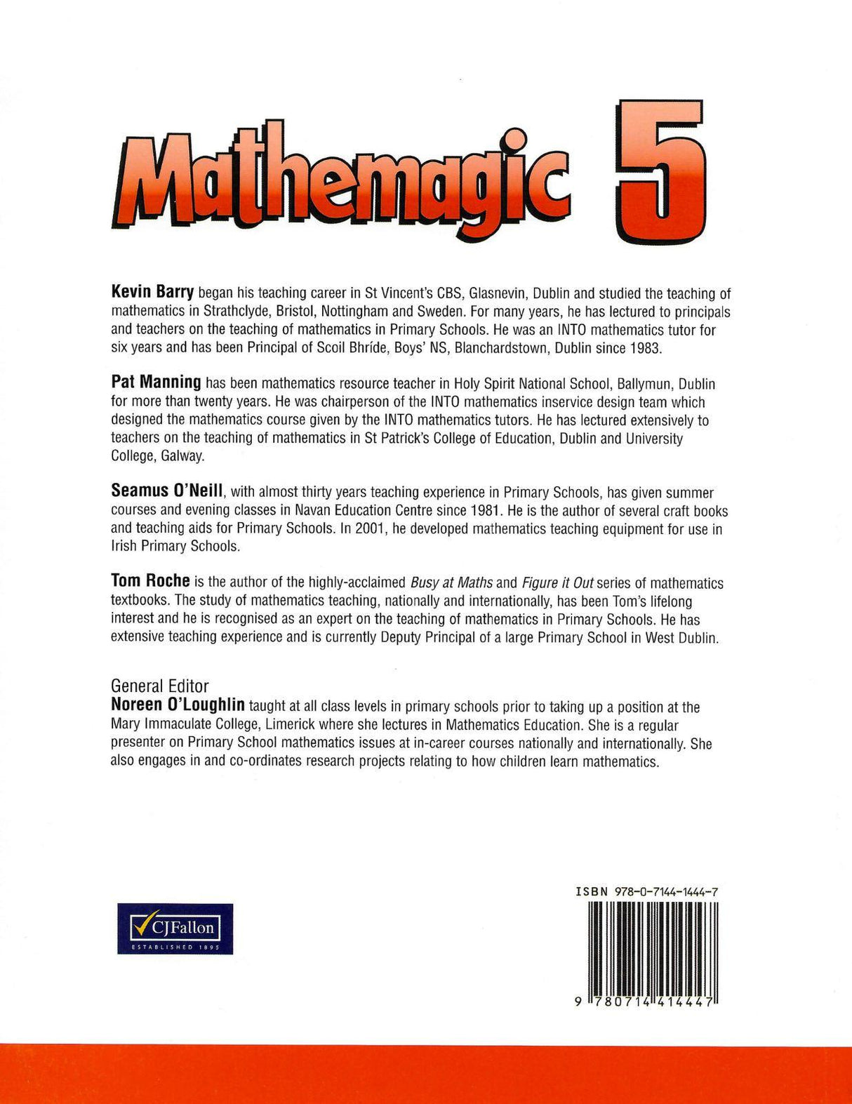 ■ Mathemagic 5 by CJ Fallon on Schoolbooks.ie