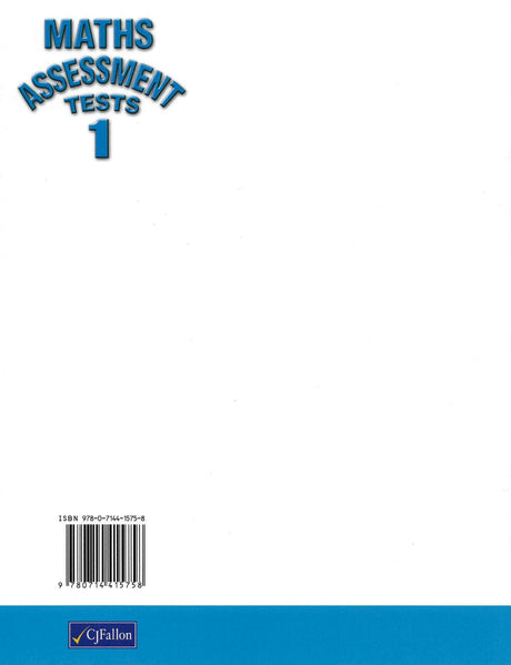 Maths Assessment Tests 1 by CJ Fallon on Schoolbooks.ie